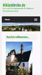 Mobile Screenshot of niklaskirche.de