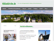Tablet Screenshot of niklaskirche.de